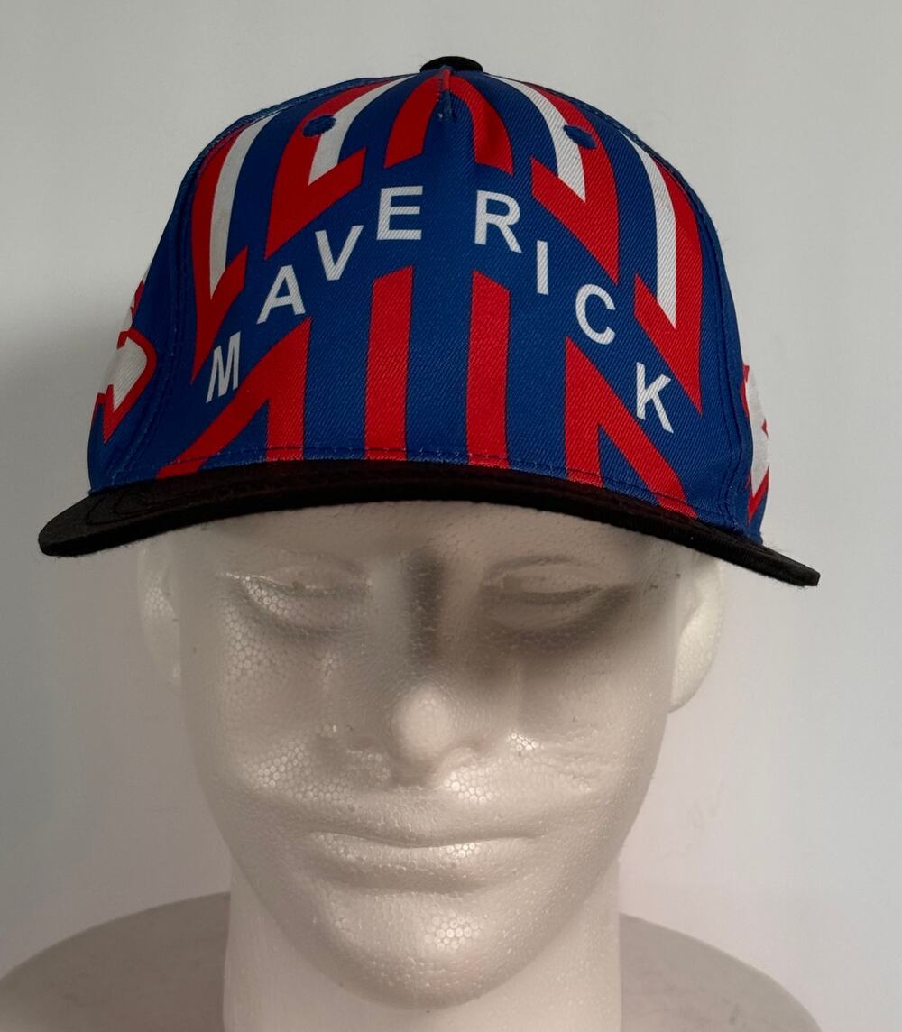 Top Gun Maverick Snapback Hat Paramount Eagle Movie Cap One Size Youth Blue Red
